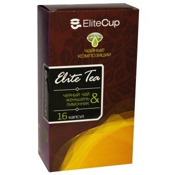 Чай черный "Женьшень и лимонник" из серии Elite Cup