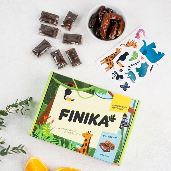 Финиковые конфеты FINIKA манго кокос 300 гр