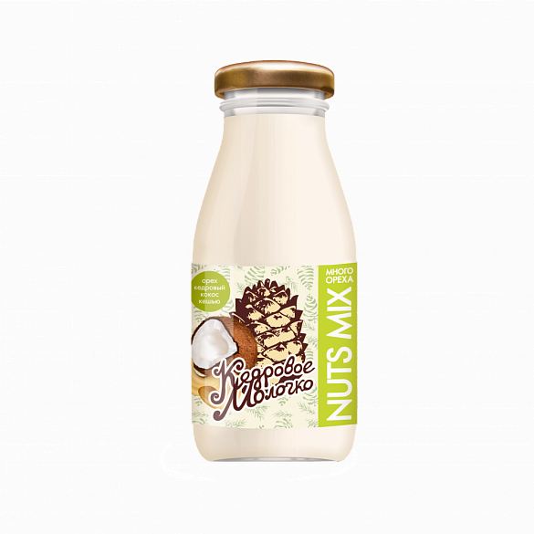 Кедровое молочко Nuts Mix с кокосом и кешью