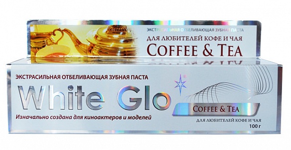 Зубная паста White Glo 100,0 отбелив. д/любителей кофе и чая