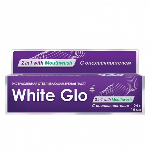 Зубная паста White Glo 24,0 отбеливающая 2в1 